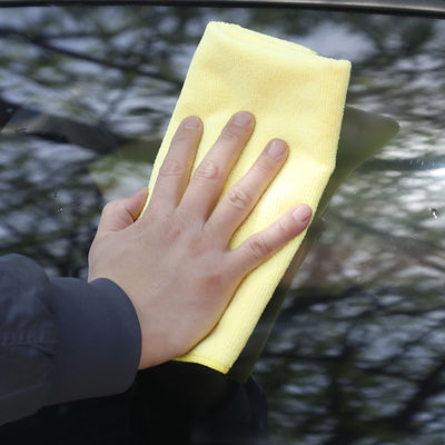 Rectangular Chemical Resistant Microfiber Window Cleaning Cloths Durable And Soft