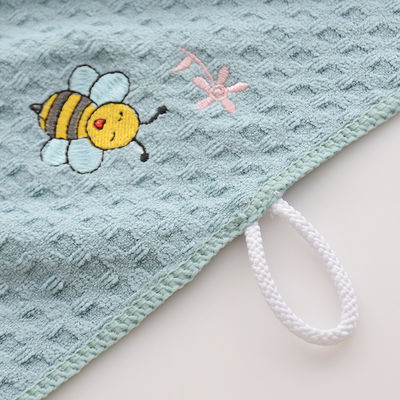 Soft Waffle 16*16'' Microfiber Cloth Towel Custom Logo Wash