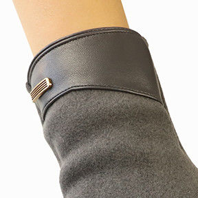 Pu Riding Warmest Winter Mittens 22x16cm Men And Women