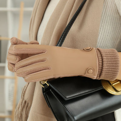 Women Pu Racing Riding Winter Motorcycle Gloves 22x16cm For Outdoor Sports