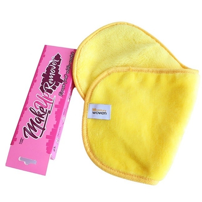 Polyester 18x40cm Microfiber Makeup Remover Towel Soft Face Washing