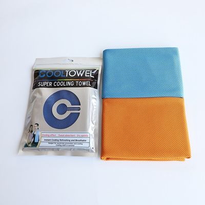 Fitness Sublimation Cooling Microfiber Sport Towel Cloths For Hot Weather