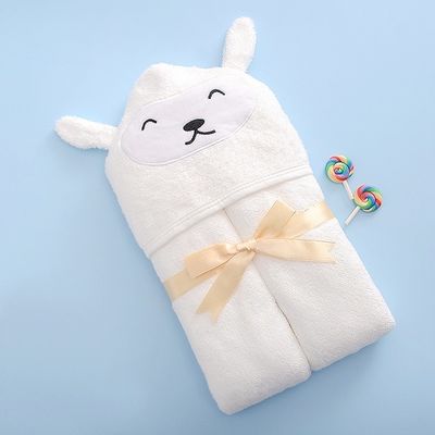 100 Percent Organic Bamboo Hooded Infant Bath Towels 400gsm