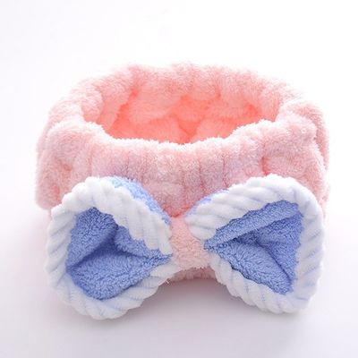 Custom Design 300gsm Microfiber Spa Headband For Cosmetic Beauty Washing Face