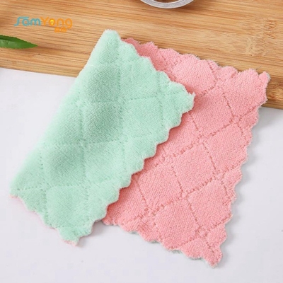 Practical Microfibre Tea Towels Cloth For Kitchen 30x30cm